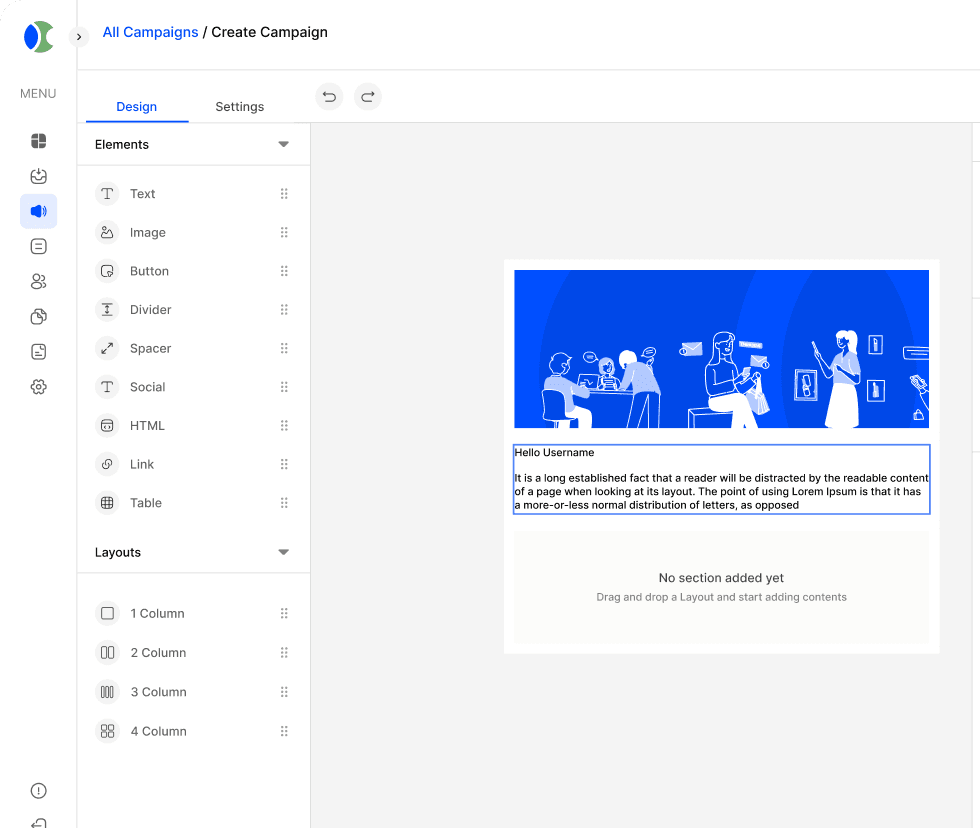Email campaign builder
